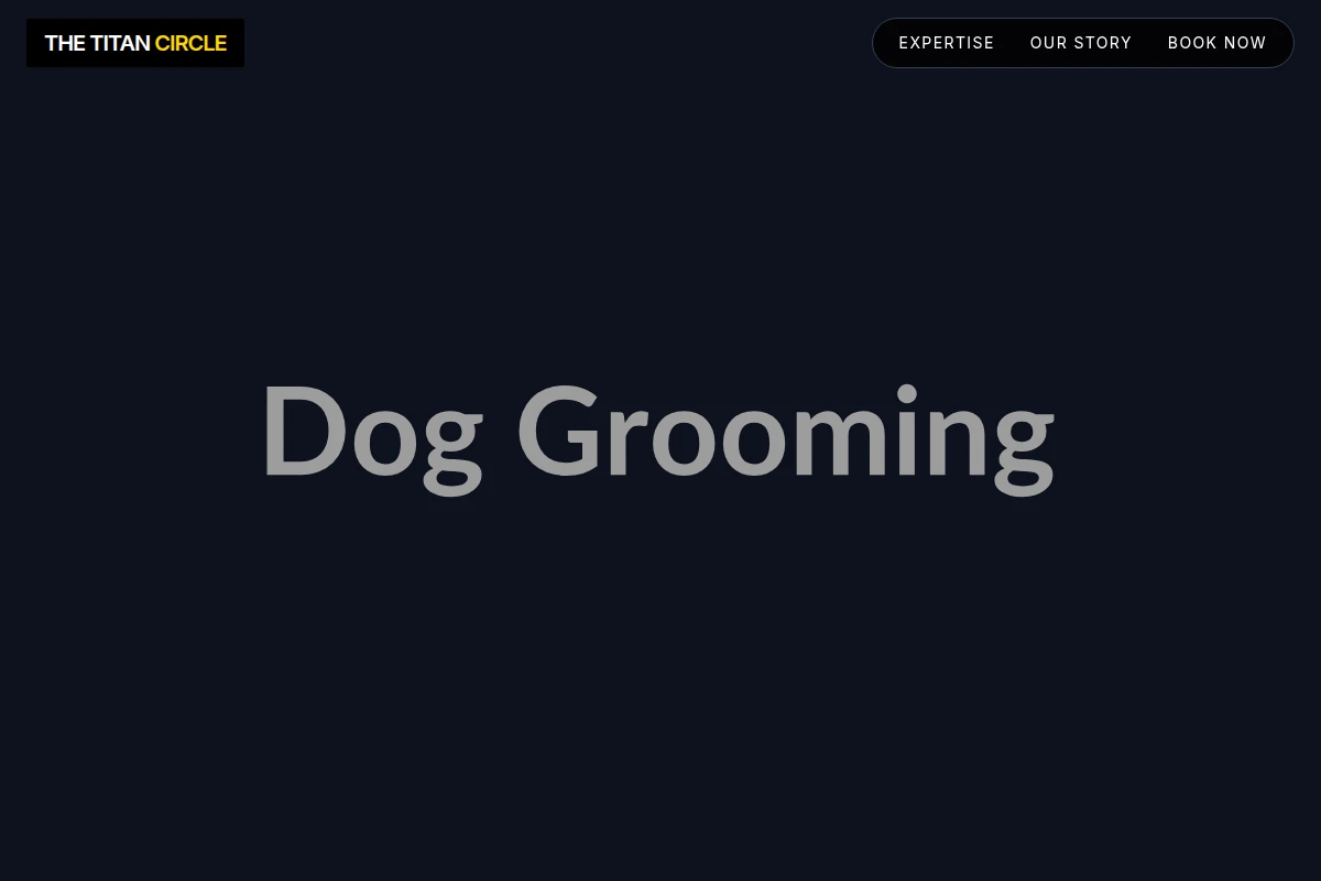 Giant Dog Grooming